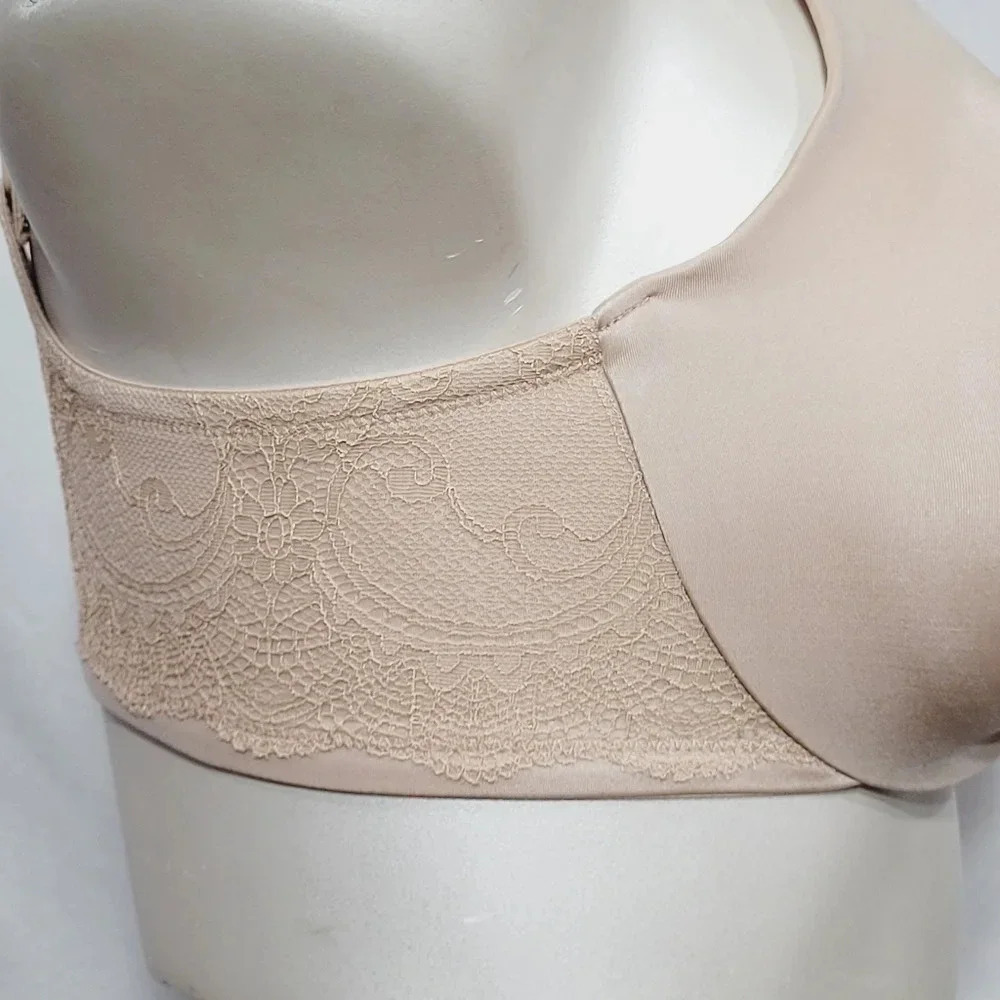 38C Vanity Fair Comfort Where it‎ Counts UW Bra Beige NWT - Picture 5 of 6